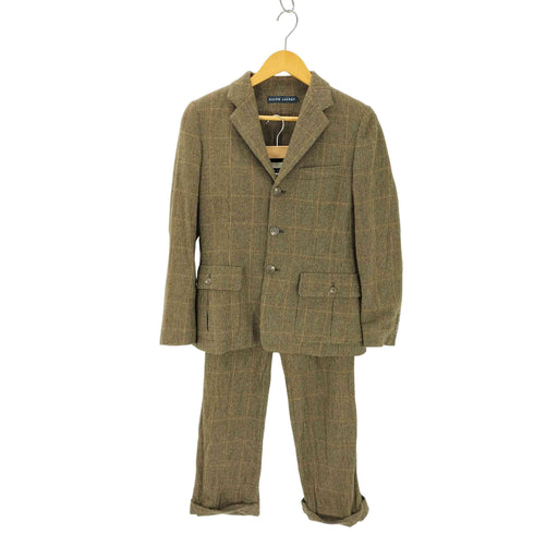 ラルフローレン RALPH LAUREN アンゴラウールチェック柄テーラードセットアップ レディース 9