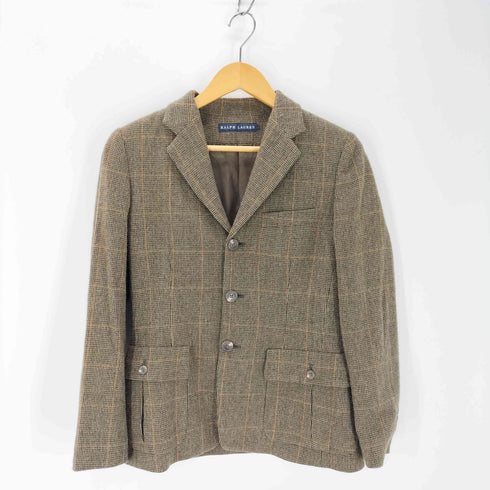 ラルフローレン RALPH LAUREN アンゴラウールチェック柄テーラードセットアップ レディース 9