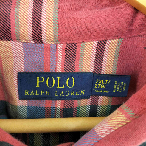 ポロラルフローレン POLO RALPH LAUREN ネイティブ柄 チマヨ コットンシャツ メンズ 2XLT