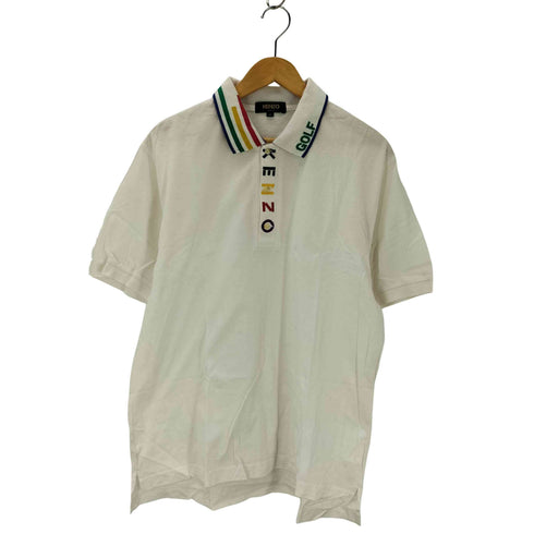 ケンゾーゴルフ KENZO GOLF ロゴ刺しゅうポロシャツ メンズ 4