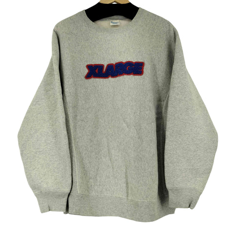 エクストララージ XLARGE REVERSE WEAVE ワッペンスウェット メンズ JPN:M