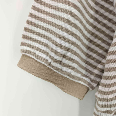 シュミーズラコステ CHEMISE LACOSTE 90s ワニ刺しゅうボーダー柄ポロシャツ レディース 4