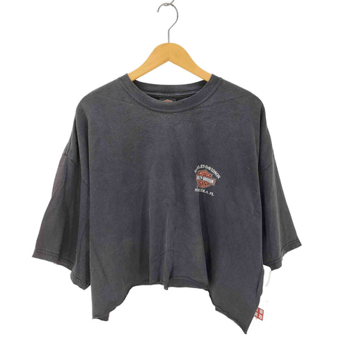 ハーレーダビッドソン HARLEY-DAVIDSON S/S バックプリントTシャツ リメイク レディース 3XL