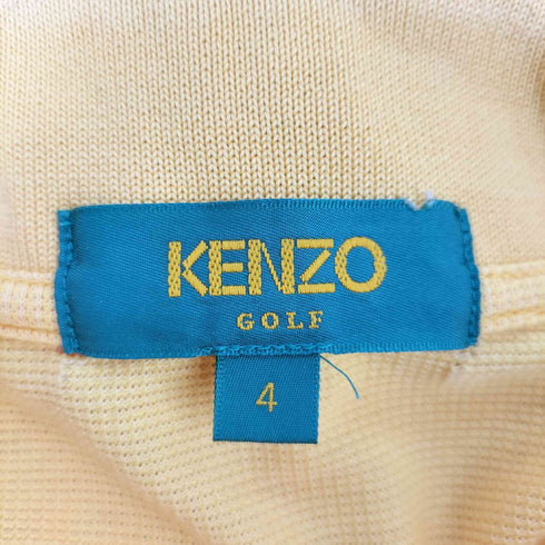 ケンゾーゴルフ KENZO GOLF S/S エスニック柄ジップポロシャツ メンズ JPN:4