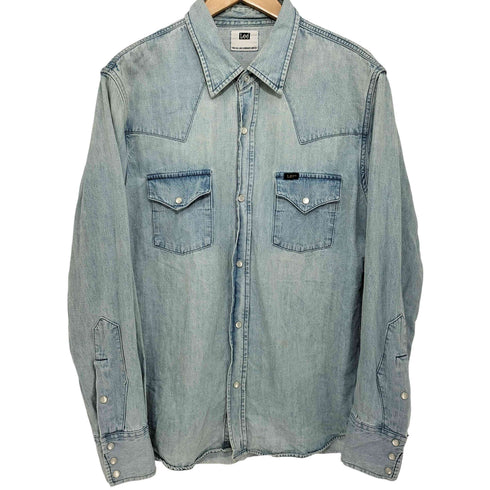 リー Lee L/S デニムウエスタンシャツ メンズ import:XL
