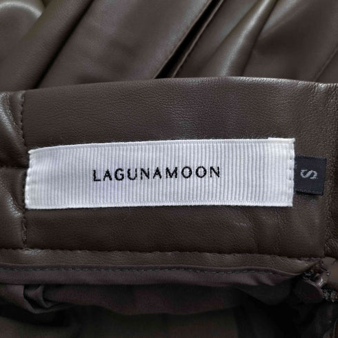 ラグナムーン LAGUNAMOON フェイクレザープリーツスカート レディース JPN:S