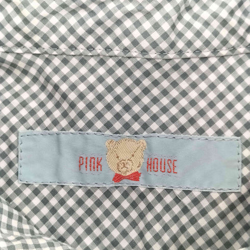 ピンクハウス PINK HOUSE ミックスギンガム パッチワークシャツ レディース