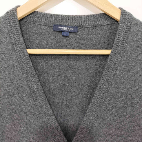 バーバリーロンドン BURBERRY LONDON カシミヤ ニットベスト メンズ import:L