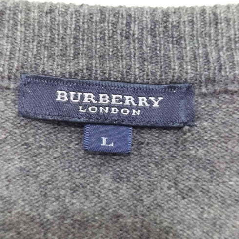 バーバリーロンドン BURBERRY LONDON カシミヤ ニットベスト メンズ import:L