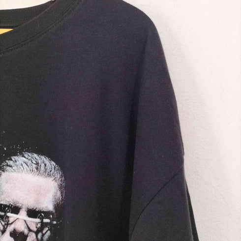 フロントプリントバンドTシャツ メンズ 4L