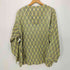 ブレント BRENT 60-70S 総柄 プリントネル オープンネック L/S カットソー メンズ import:XL