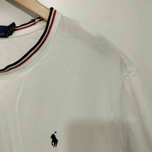 ポロラルフローレン POLO RALPH LAUREN トリコカラー ポニー刺繍 半袖Tシャツ メンズ M