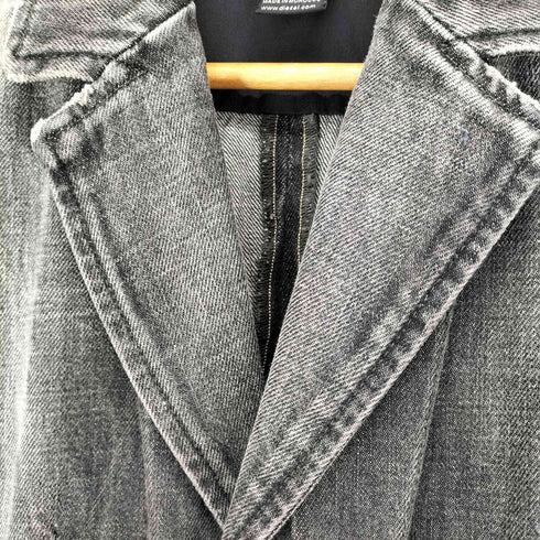 ディーゼル DIESEL ブラックデニム2Bテーラードジャケット レディース JPN:S