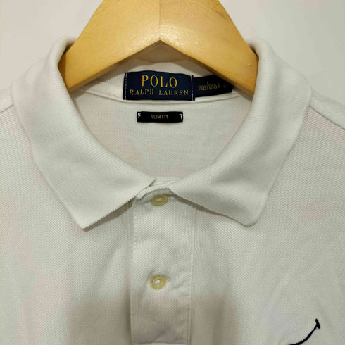 ポロラルフローレン POLO RALPH LAUREN ビッグポニー 胸刺繍 鹿の子ポロシャツ メンズ L