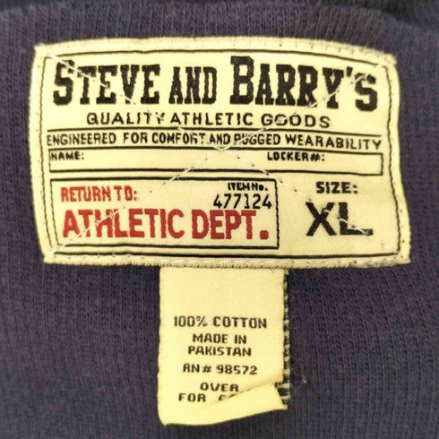 STEEVE AND BARRY`S 90S カットオフ ナンバーパッチ トレーナー メンズ import:XL