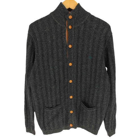 ポロブリティッシュカントリースピリット POLO BRITISH COUNTRY SPIRIT ポニー刺繍 メランジ スタンドネック ニット カーディガン メンズ import:M