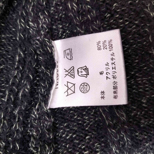 ポロブリティッシュカントリースピリット POLO BRITISH COUNTRY SPIRIT ポニー刺繍 メランジ スタンドネック ニット カーディガン メンズ import:M