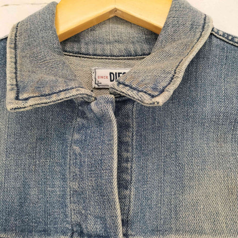 ディーゼル DIESEL スタープリントスナップボタンデニムジャケット レディース JPN:XS