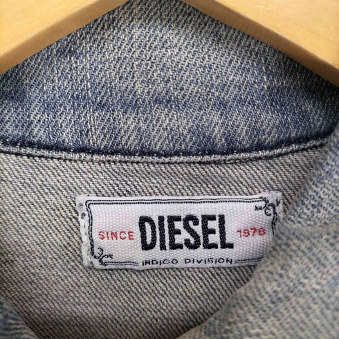 ディーゼル DIESEL スタープリントスナップボタンデニムジャケット レディース JPN:XS