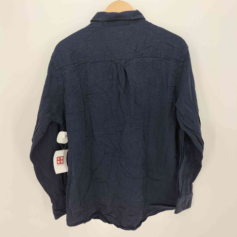 ペリーエリス PERRY ELLIS 90S レーヨン混 L/S シャツ メンズ import:L