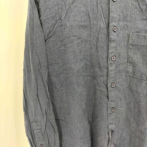 ペリーエリス PERRY ELLIS 90S レーヨン混 L/S シャツ メンズ import:L