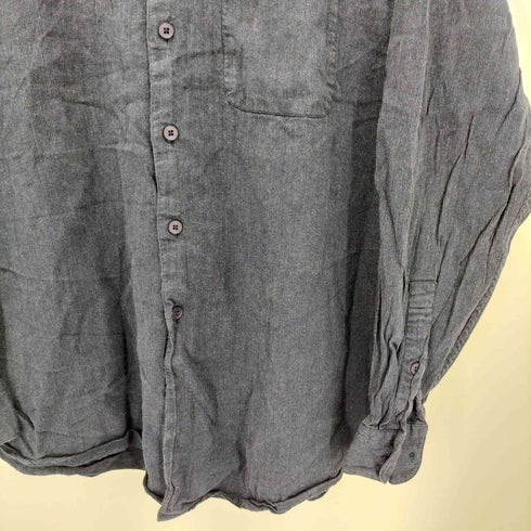 ペリーエリス PERRY ELLIS 90S レーヨン混 L/S シャツ メンズ import:L