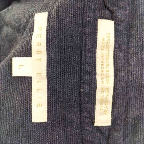 ペリーエリス PERRY ELLIS 90S レーヨン混 L/S シャツ メンズ import:L