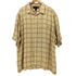 ナットナスト NAT NAST 90-00S シルク オープンカラー チェック S/S シャツ メンズ import:XL