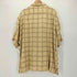 ナットナスト NAT NAST 90-00S シルク オープンカラー チェック S/S シャツ メンズ import:XL