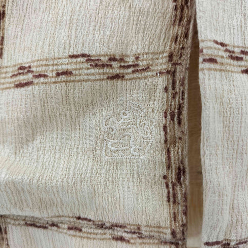 ナットナスト NAT NAST 90-00S シルク オープンカラー チェック S/S シャツ メンズ import:XL