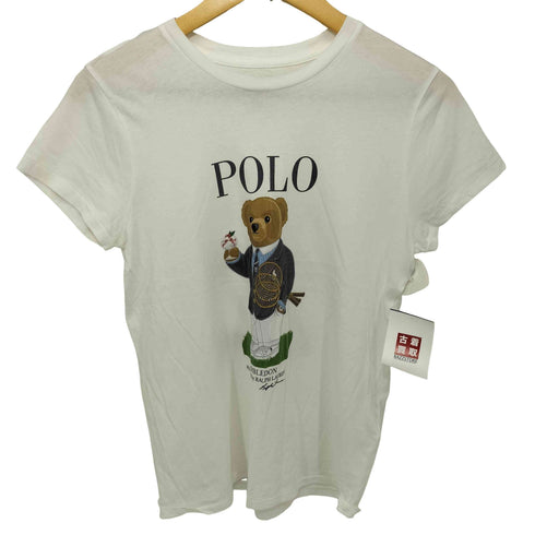 ポロラルフローレン POLO RALPH LAUREN ポロベア WIMBLEDON クルーネックTシャツ レディース 160/84A