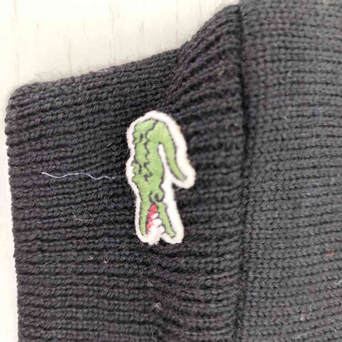 ラコステ LACOSTE ロゴワッペン異素材切替レザーグローブ メンズ 24cm