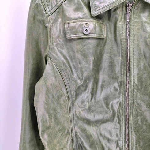 モッシモ MOSSIMO ジップアップ レザージャケット メンズ XXL