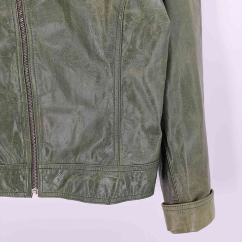 モッシモ MOSSIMO ジップアップ レザージャケット メンズ XXL