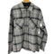 エイチアンドエム H&M ジップアップ チェック シャツ ジャケット メンズ JPN:XL