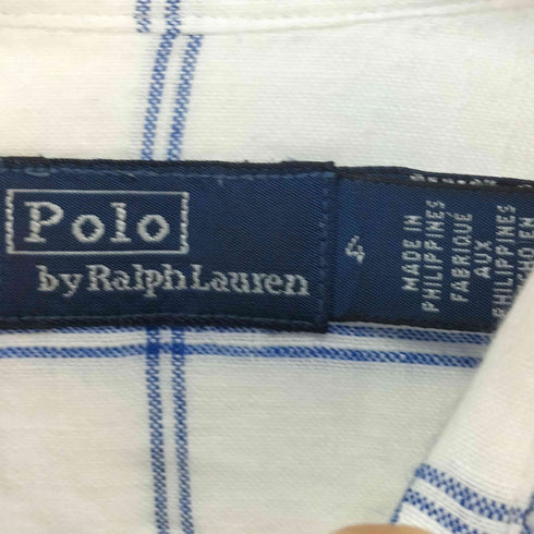 ポロバイラルフローレン Polo by RALPH LAUREN 袖ポニー ビッグチェック長袖シャツ メンズ 4
