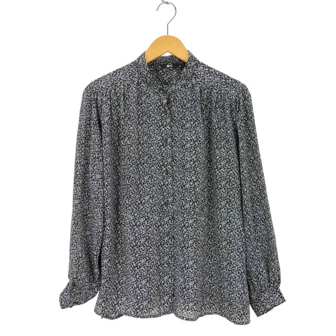 ユニクロシー UNIQLO:C ボリュームスリーブプリントブラウス レディース JPN:M