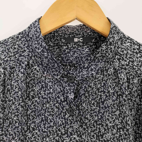 ユニクロシー UNIQLO:C ボリュームスリーブプリントブラウス レディース JPN:M