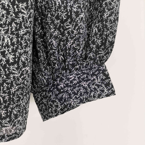 ユニクロシー UNIQLO:C ボリュームスリーブプリントブラウス レディース JPN:M