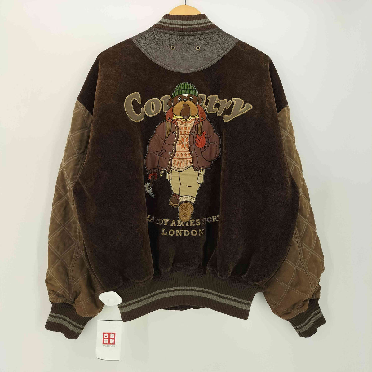 ハーディエイミス HARDY AMIES SPORT ロゴパッチ フェイクレザー