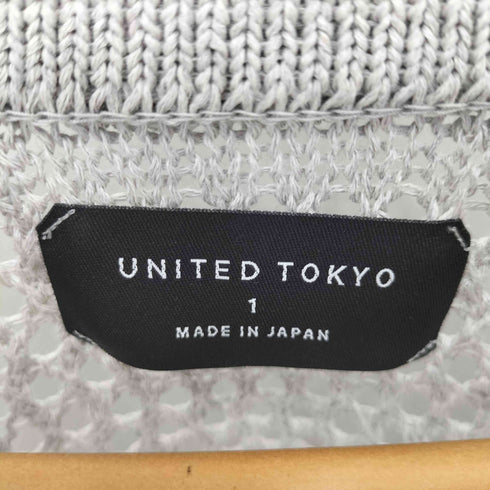 ユナイテッドトウキョウ UNITED TOKYO ストローヤーンメッシュニットポロシャツ メンズ JPN:1
