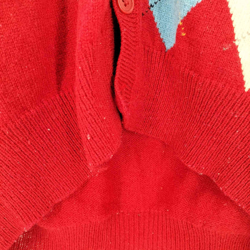 カールヘルム Karl Helmut アーガイルニットカーディガン レディース