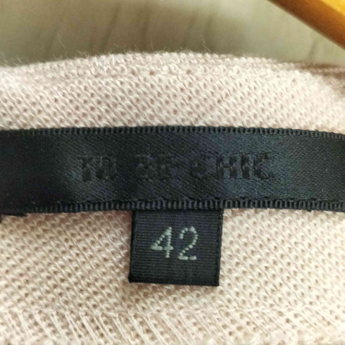 トゥービーシック TO BE CHIC フラワーモチーフチュニック レディース 42