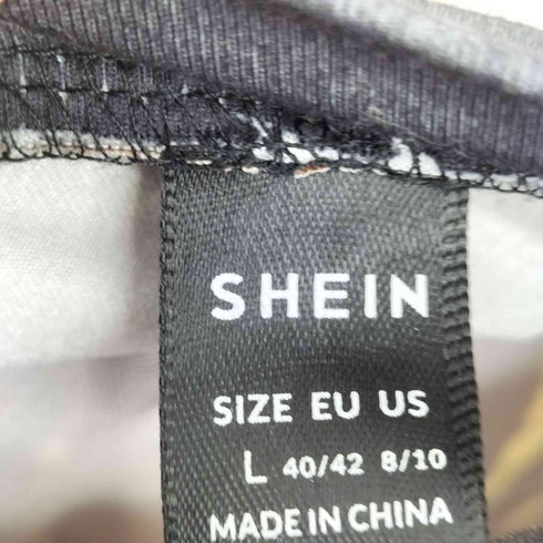 シーイン SHEIN 転写プリント ロングワンピース レディース JPN:L