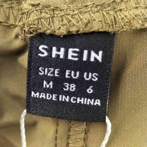 シーイン SHEIN ドロスト シャーリングパンツ レディース