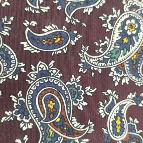 ブルックスブラザーズ BROOKS BROTHERS USA製 ペイズリー シルクネクタイ メンズ