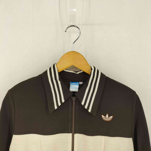 アディダス adidas 70s ユーロ トレフォイルロゴワッペン 襟付き アクリルウール トラックジャケット OPTI メンズ UK:42