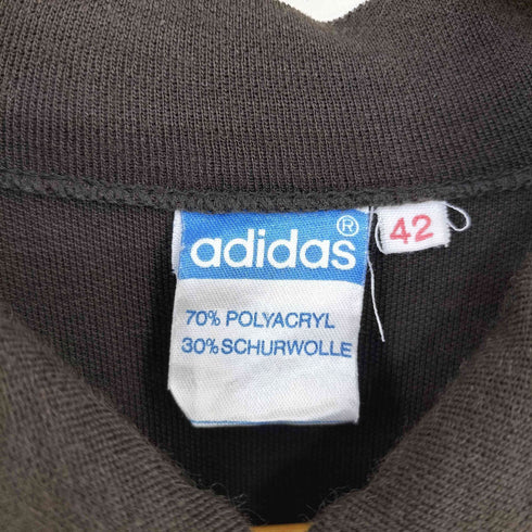 アディダス adidas 70s ユーロ トレフォイルロゴワッペン 襟付き アクリルウール トラックジャケット OPTI メンズ UK:42