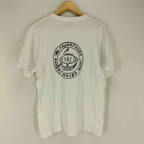 ラジャブルック rajabrooke 両面プリントクルーネックTシャツ メンズ