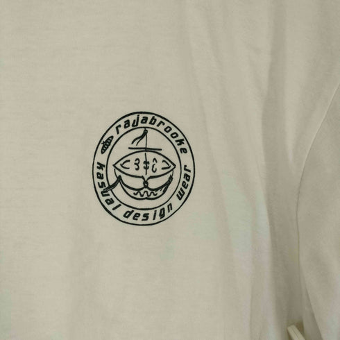 ラジャブルック rajabrooke 両面プリントクルーネックTシャツ メンズ